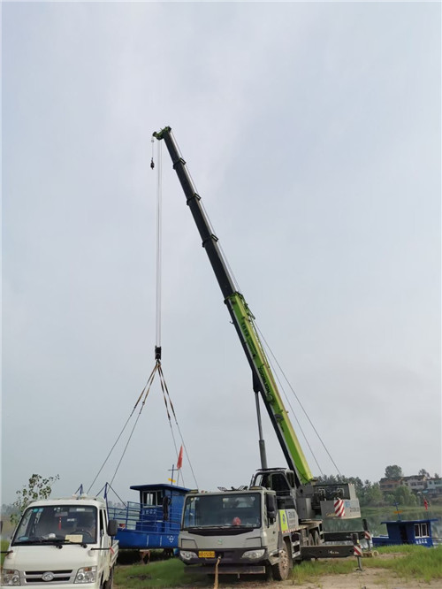 徽州区桥梁建设吊装案例